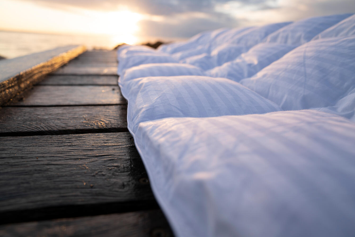 Pure Sleep Moskusdun helårsdyne - hvid